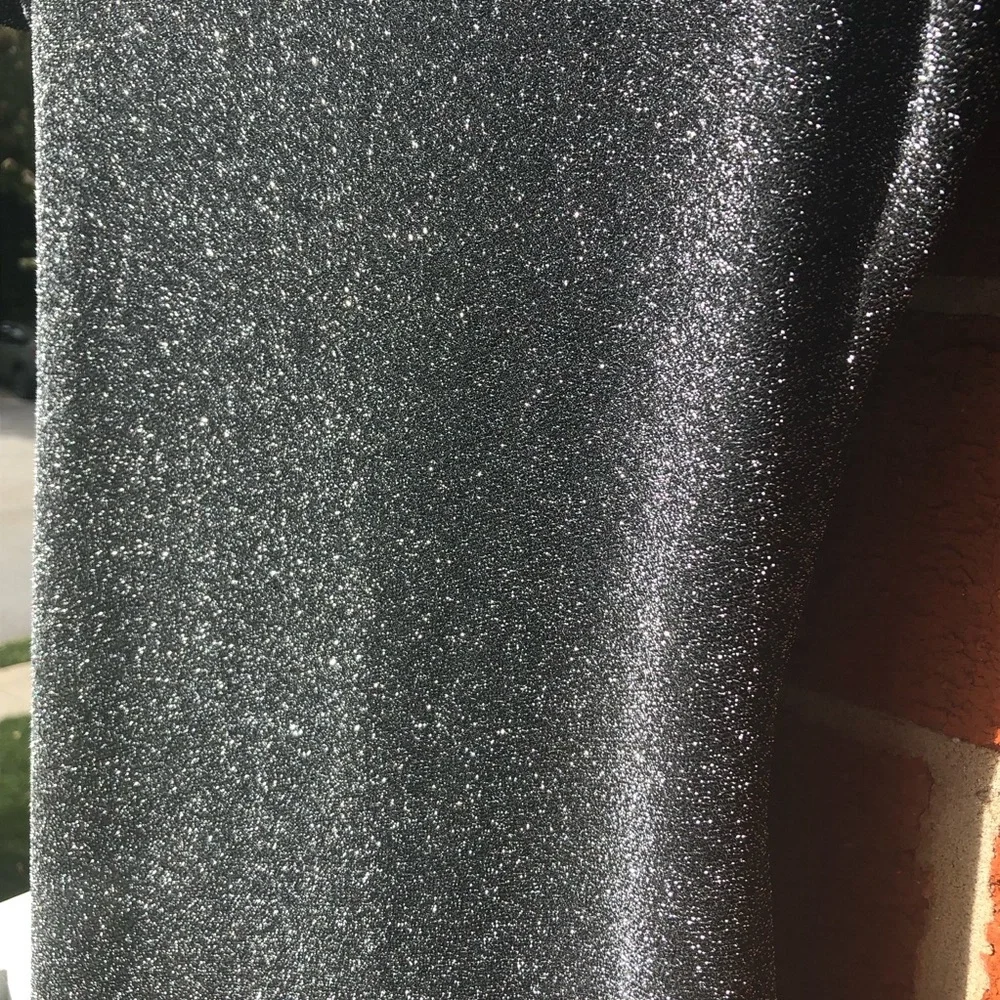 APRICOT Black Shimmer Mini Dress —#063 - Picture 15 of 15